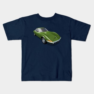 1972 Opel GT in green Kids T-Shirt